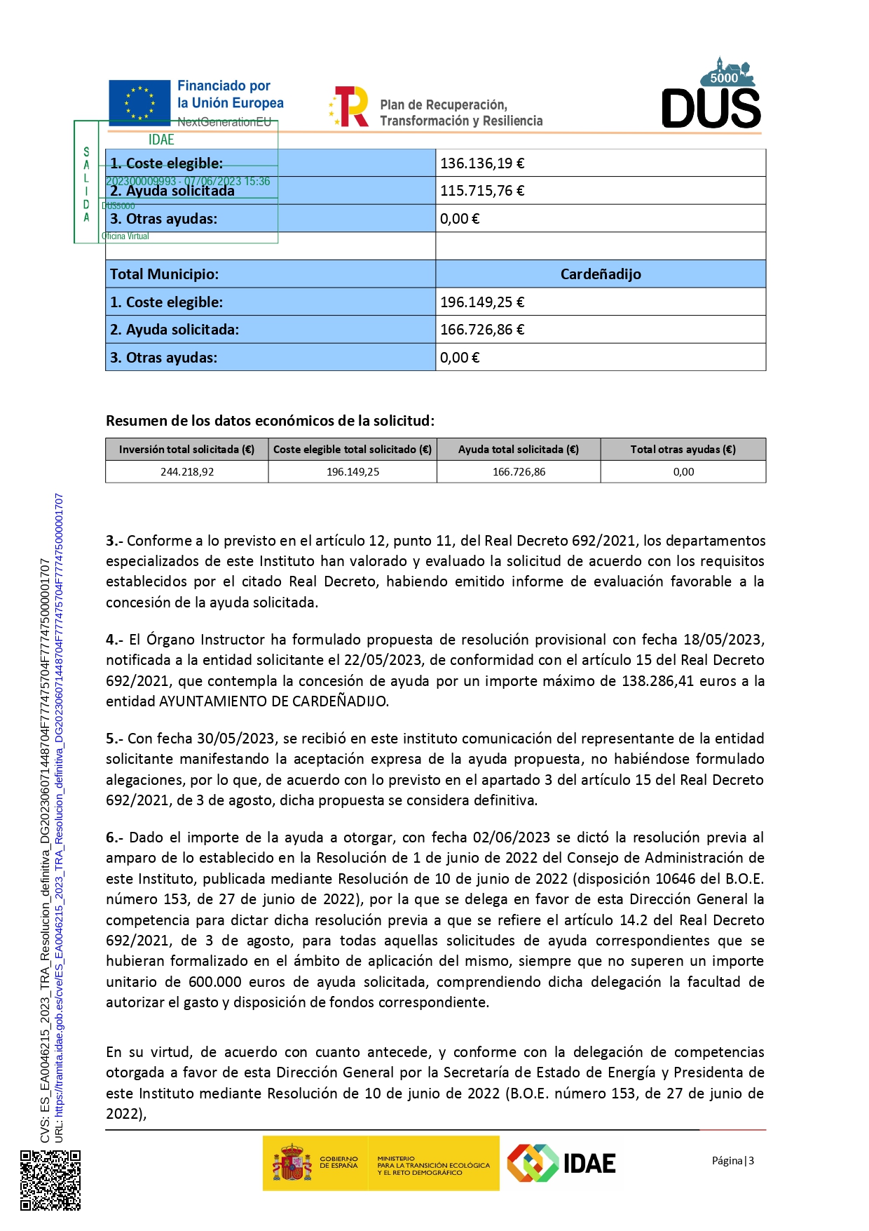 RESOLUCION IDAE 07/06/2023 CONCESION SUBVENCION (3)