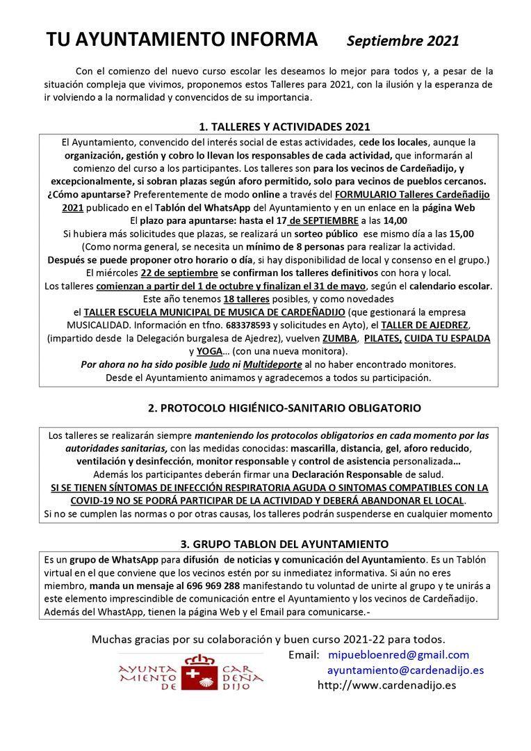 TALLERES 2021-2022